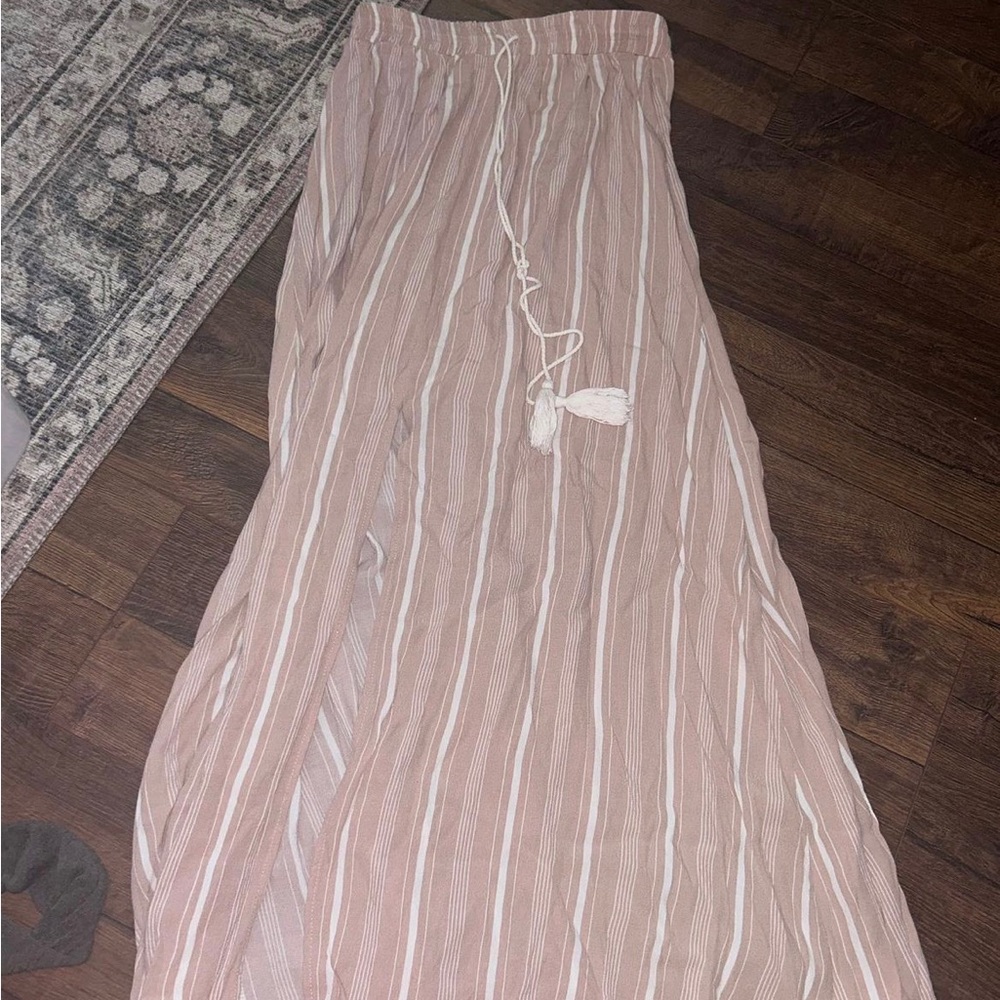maxi skirt with slit